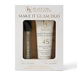Face & Lip Sunscreen Make It Glam Duo – 1 SPF 45 Make it Matte Clear Sunscreen for Face & 1 Make it Pop SPF 50 Sungloss for Protected Poppin&apos; Lips