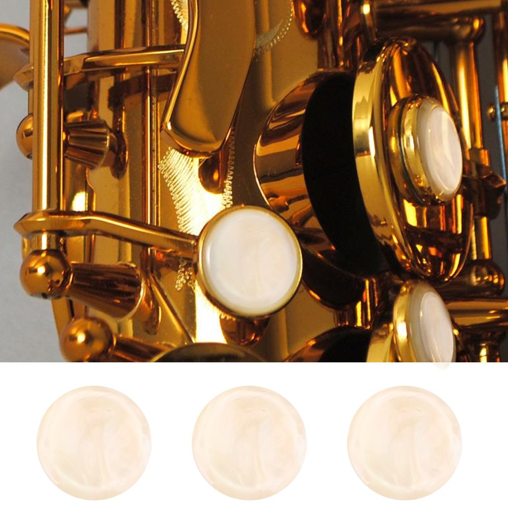 Vbestlife Kit de reparación y mantenimiento para saxofón Alto, almohadillas para saxofón Kit de mantenimiento para instrumentos musicales de viento