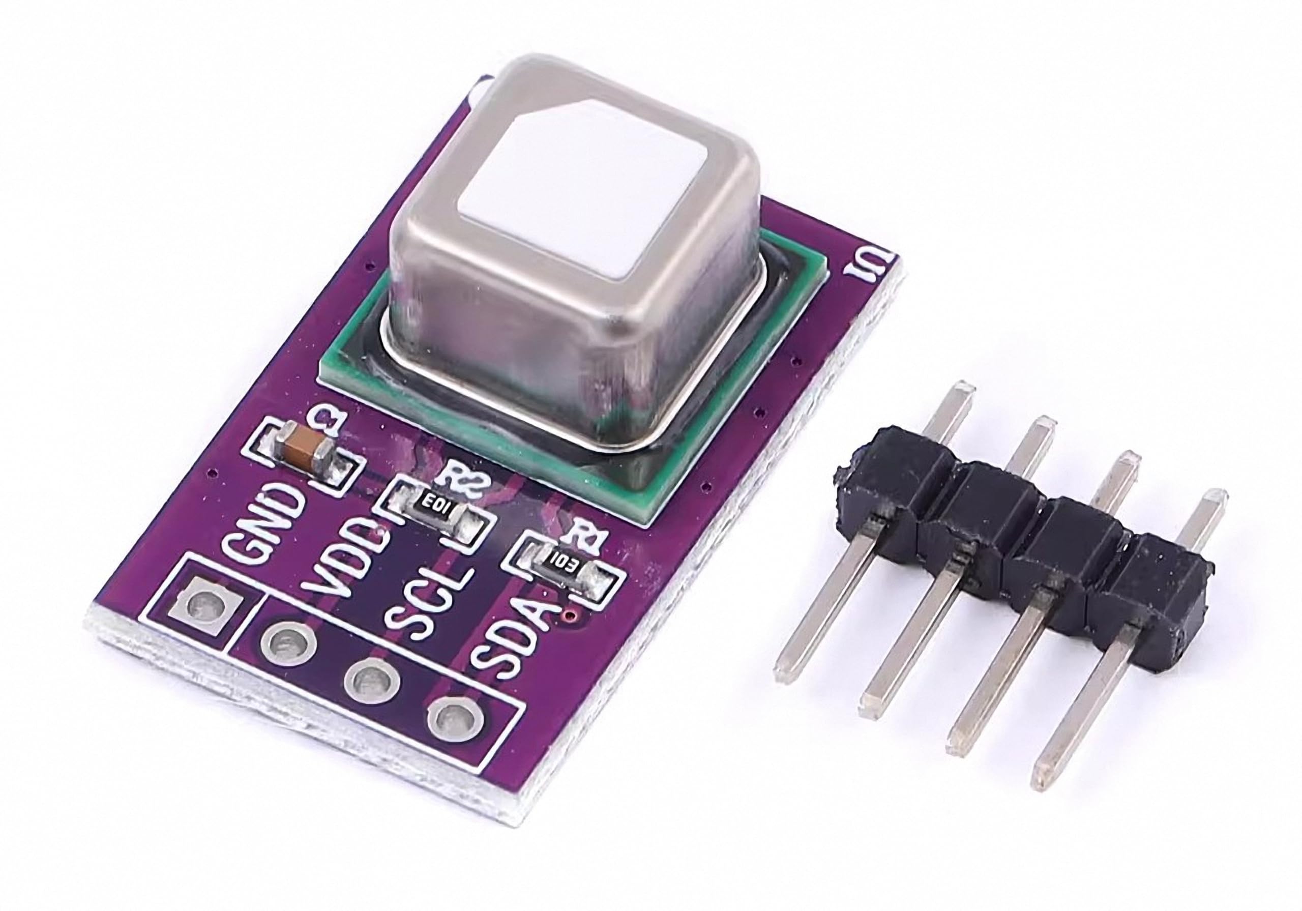 tictocstore 1pcs SCD40 2-in-1 Gas Sensor Module - Precise CO?, Temperature & Humidity Detection via I2C, Low Power, 400-2001 ppm Range