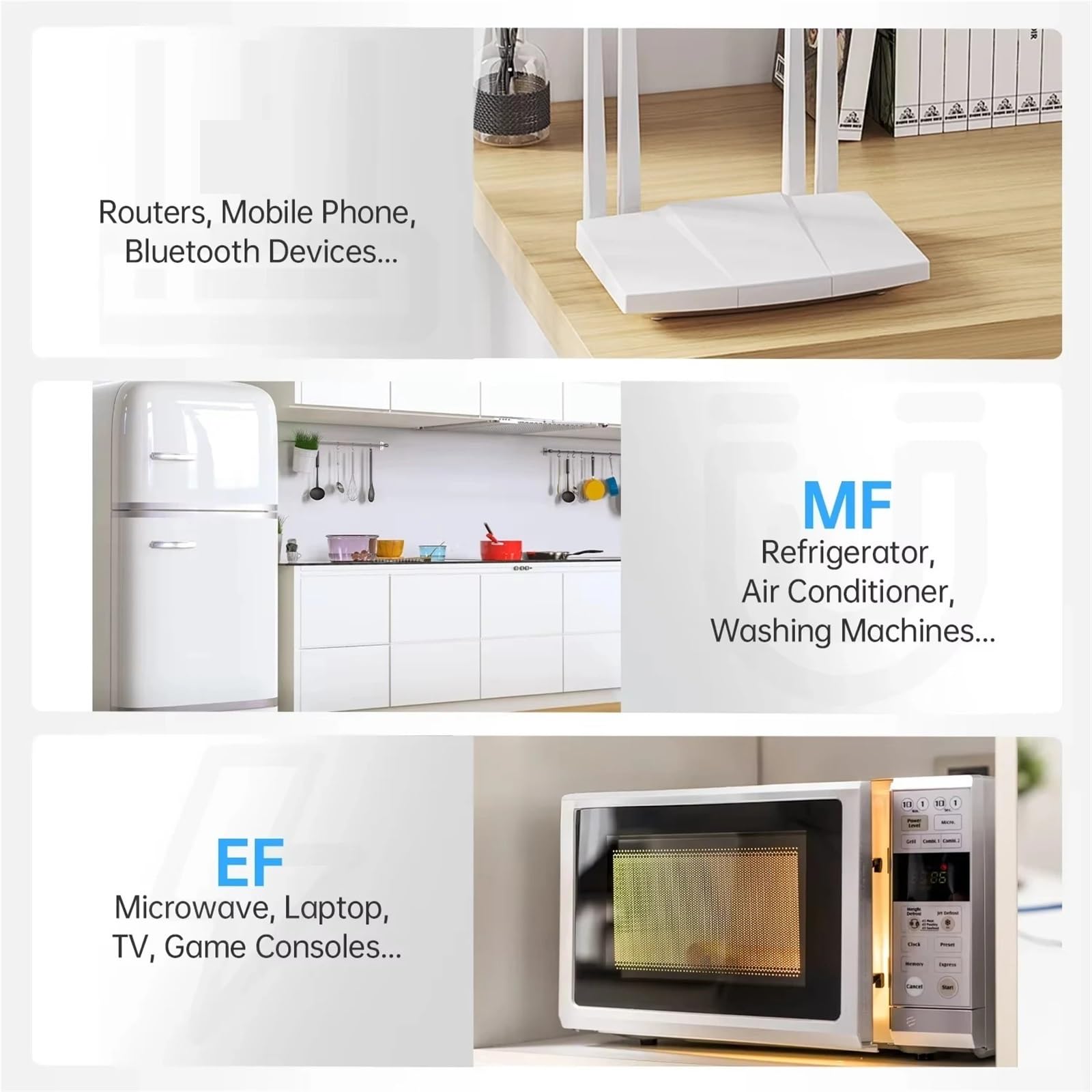 Détecteur de rayonnement, Détecteur EMF 4in-1, Mesureur De Champ Électromagnétique, Analyseur Puissance, Moniteur Température Pour Bureau Et Usine ERD-10