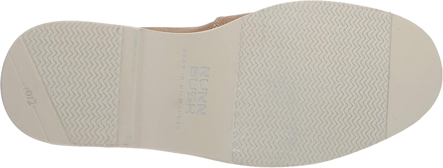 Nunn Bush Mens Barklay Canvas Plain Toe Oxford Lace Up - Image 4