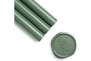 UNIQOOO Wax Seal Stamp and Glue Gun Sticks