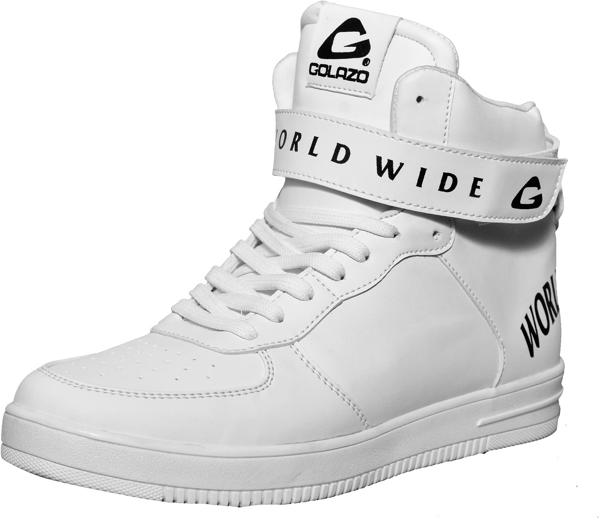 West Code Mens Synthetic Leather Casual Shoes 1218 Size, White, 42.5 EU