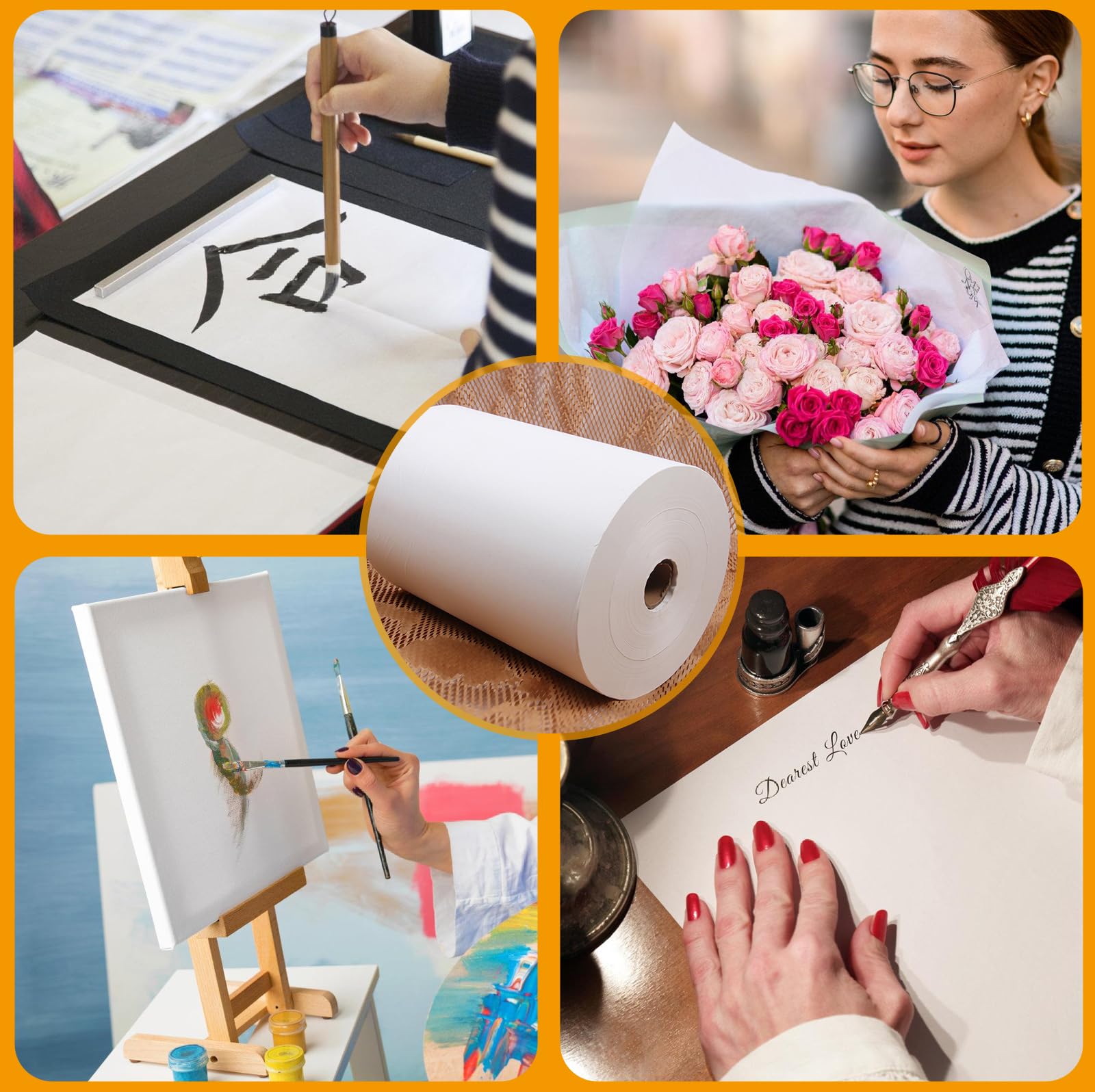 Transparentpapier Rolle 50m X 30cm - 26g/m² Pauspapier Für Zeichnen & Basteln