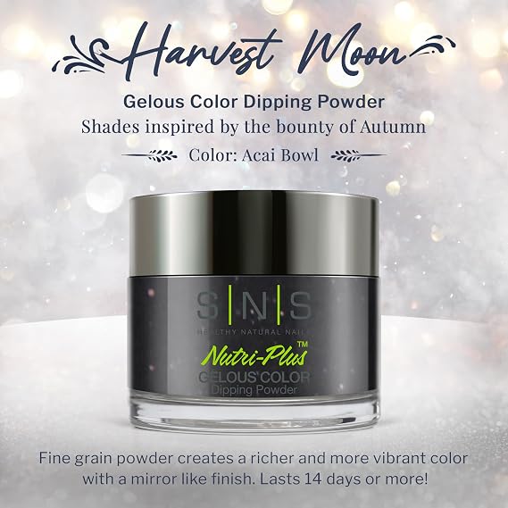 SNS Nail Dip Powder, Gelous Color Dipping Powder - Acai Bowl