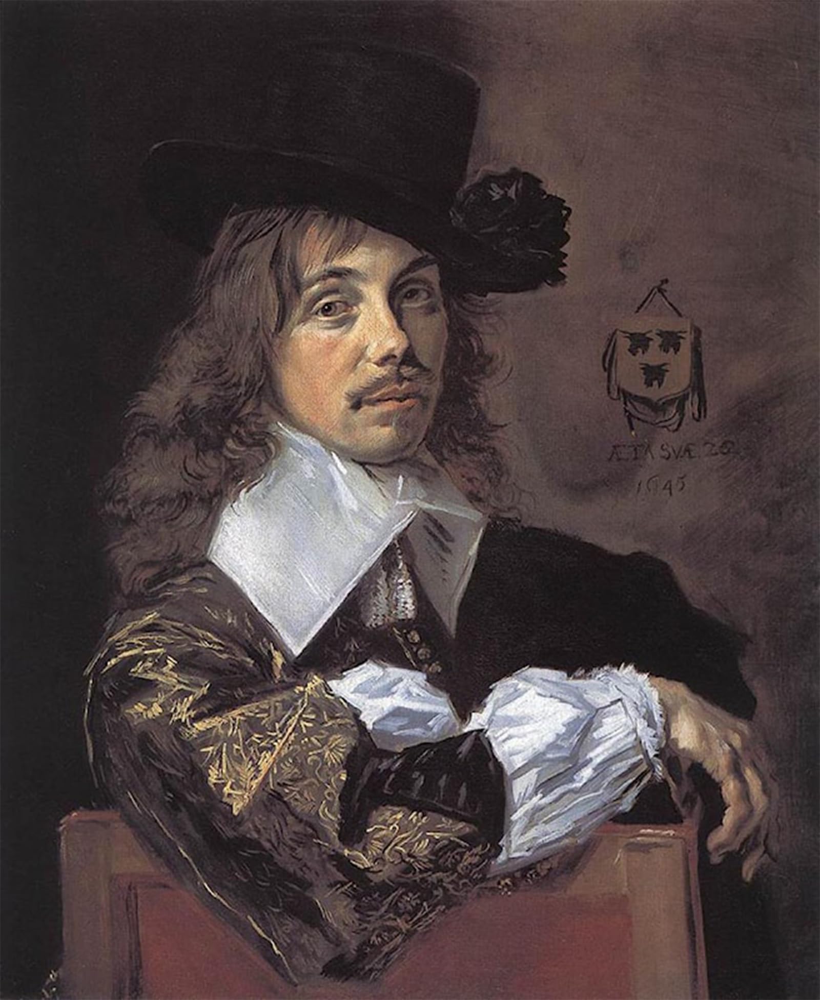 ARTXLXXBN Famous Art Print Poster Vintage Wall Art Willem Coenraetsz Coymans Frans Hals Canvas Art Poster for Home Decor 60x90cm