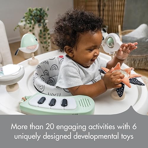 Miniatura 5 de Tiny Love Centro de actividades estacionarias 5 en 1 Here I Grow - Colección de decoración en blanco y negro, blanco y negro