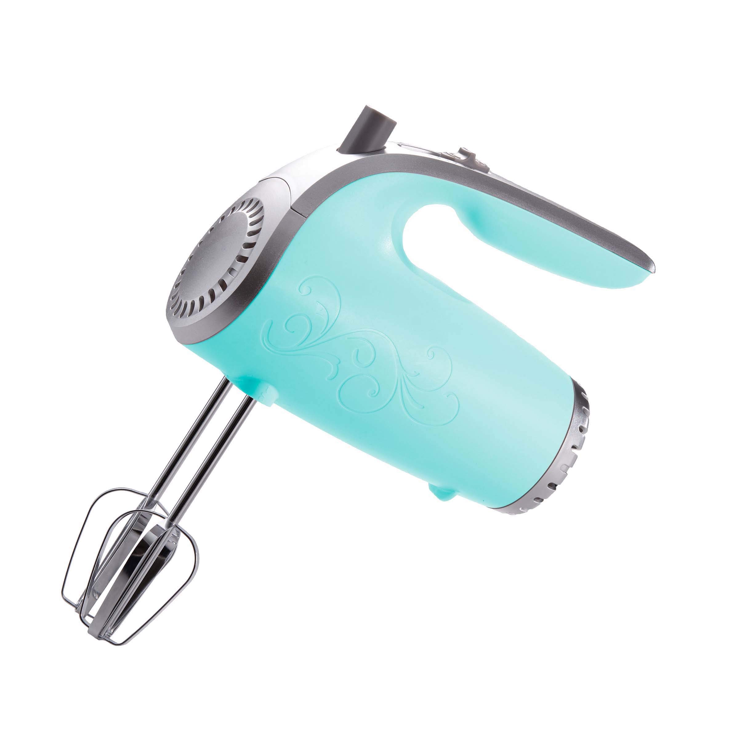 Brentwood HM-48BL Lightweight 5-Speed Electric Hand Mixer, Blue