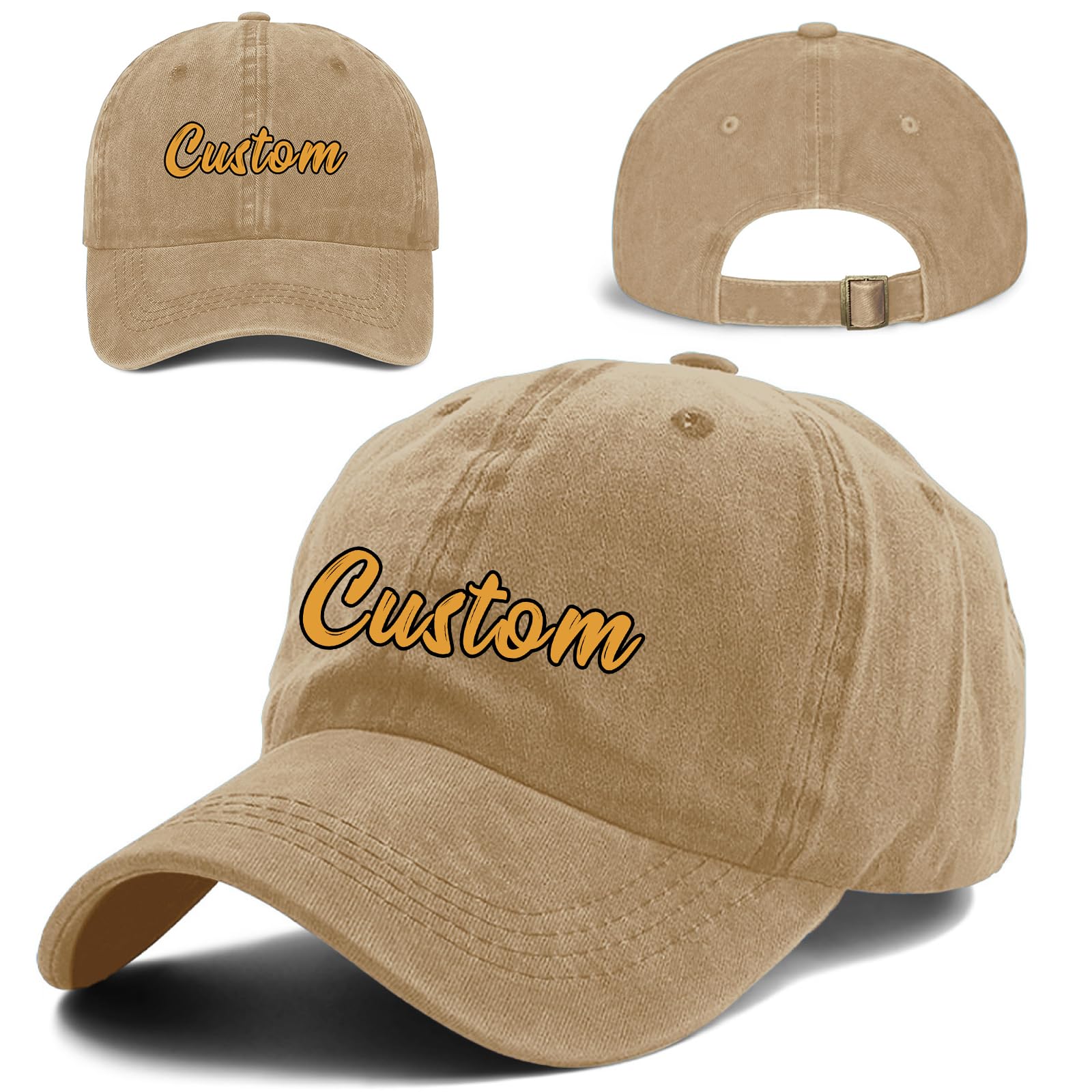 Bulk Custom Hat for Men - Personalized Hat with Photo/Logo/Design - Custom Baseball Caps & Trucker Hat