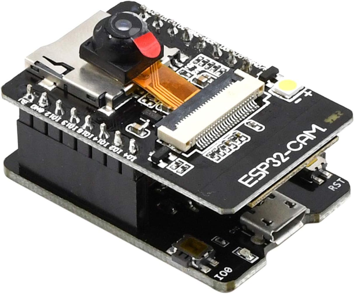 ESP32-CAM W-BT Board ESP32-CAM-MB Micro USB to Serial Port CH-340G with OV2640 2MP Camera Module Dual Mode Support NodeMCU