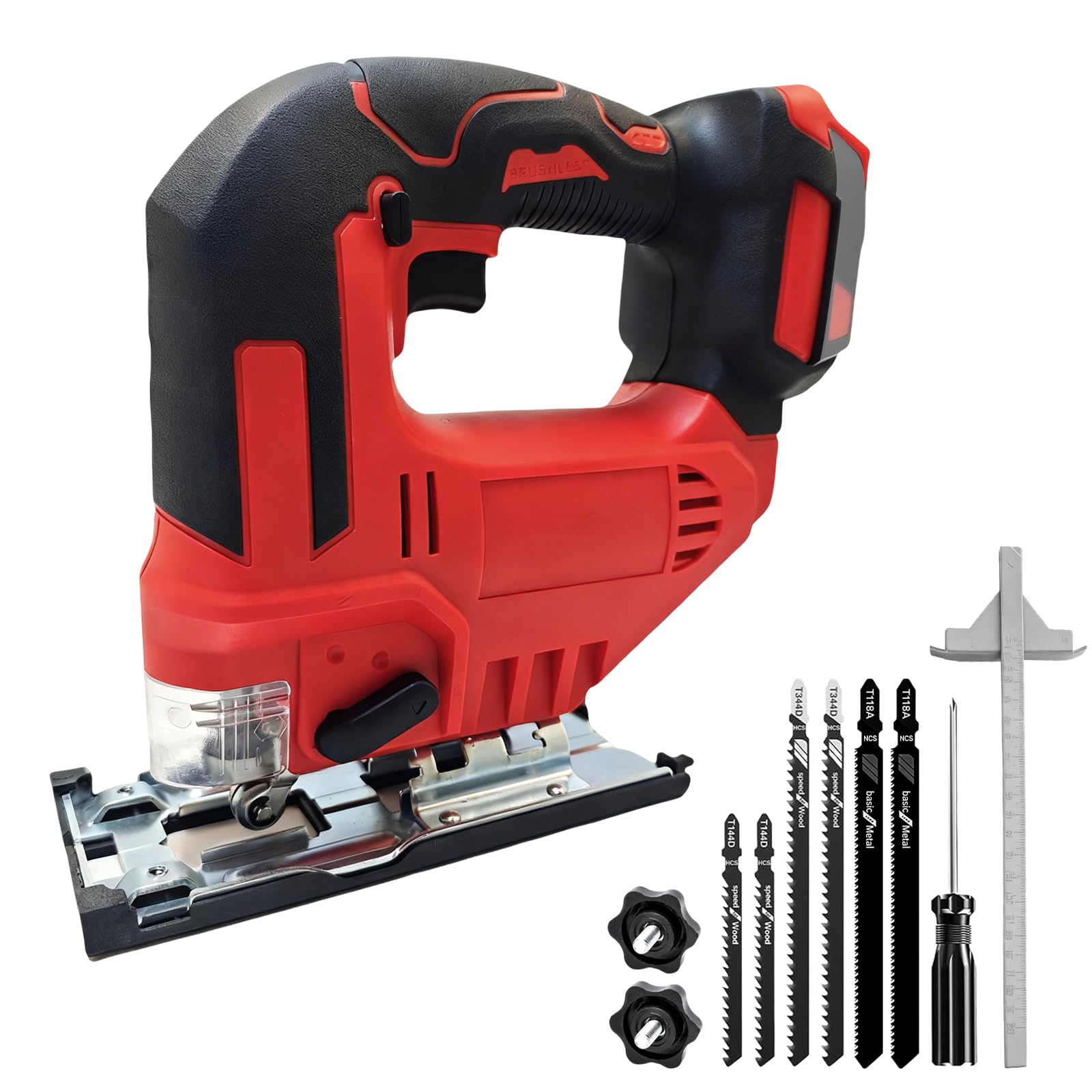 Scie sauteuse sans fil pour batterie Milwaukee avec 6 lames bois métal PVC