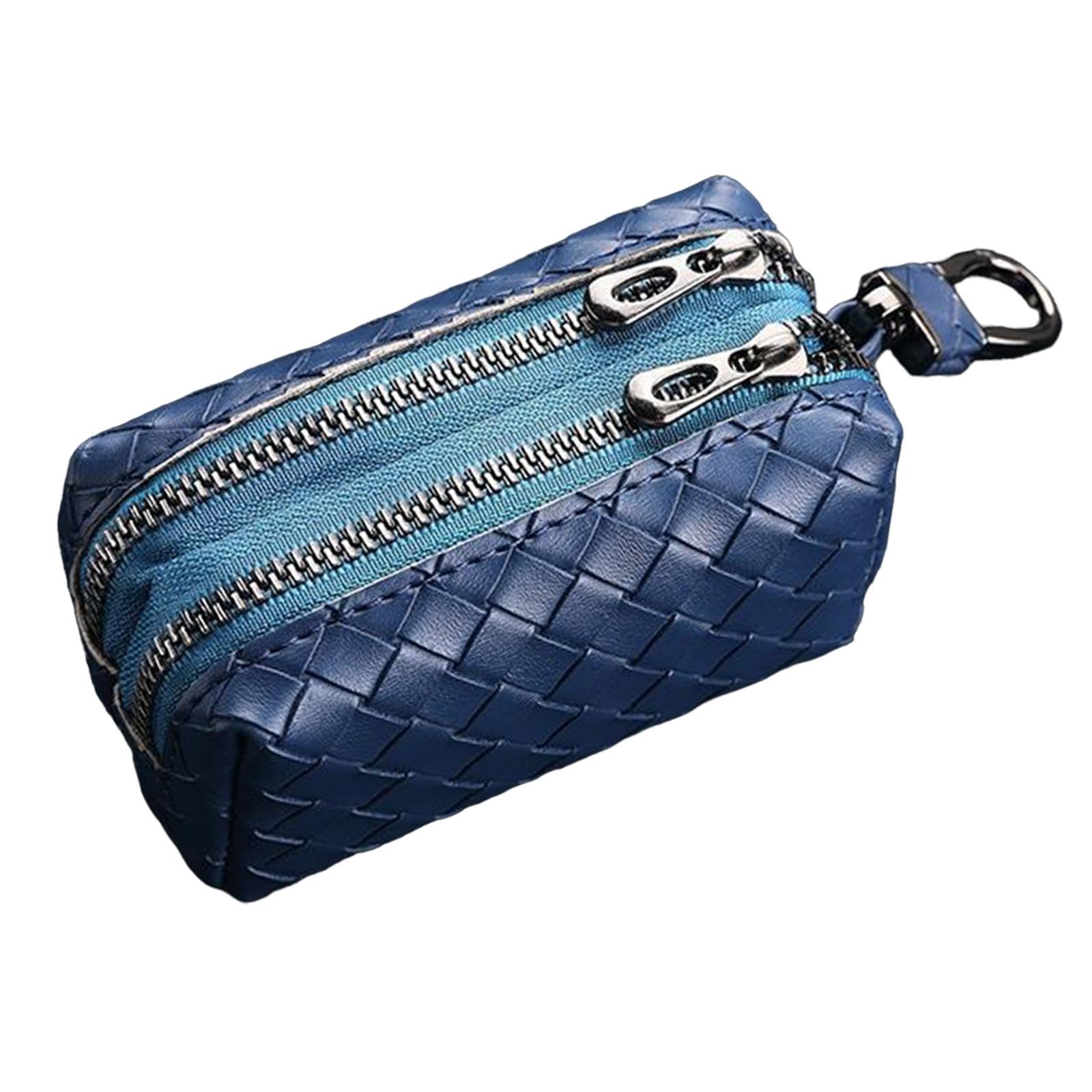 nivaa Small Purse Wallet Car Key Fob Case Versatile for Birthday Gift Street Trips Blue-picture-1