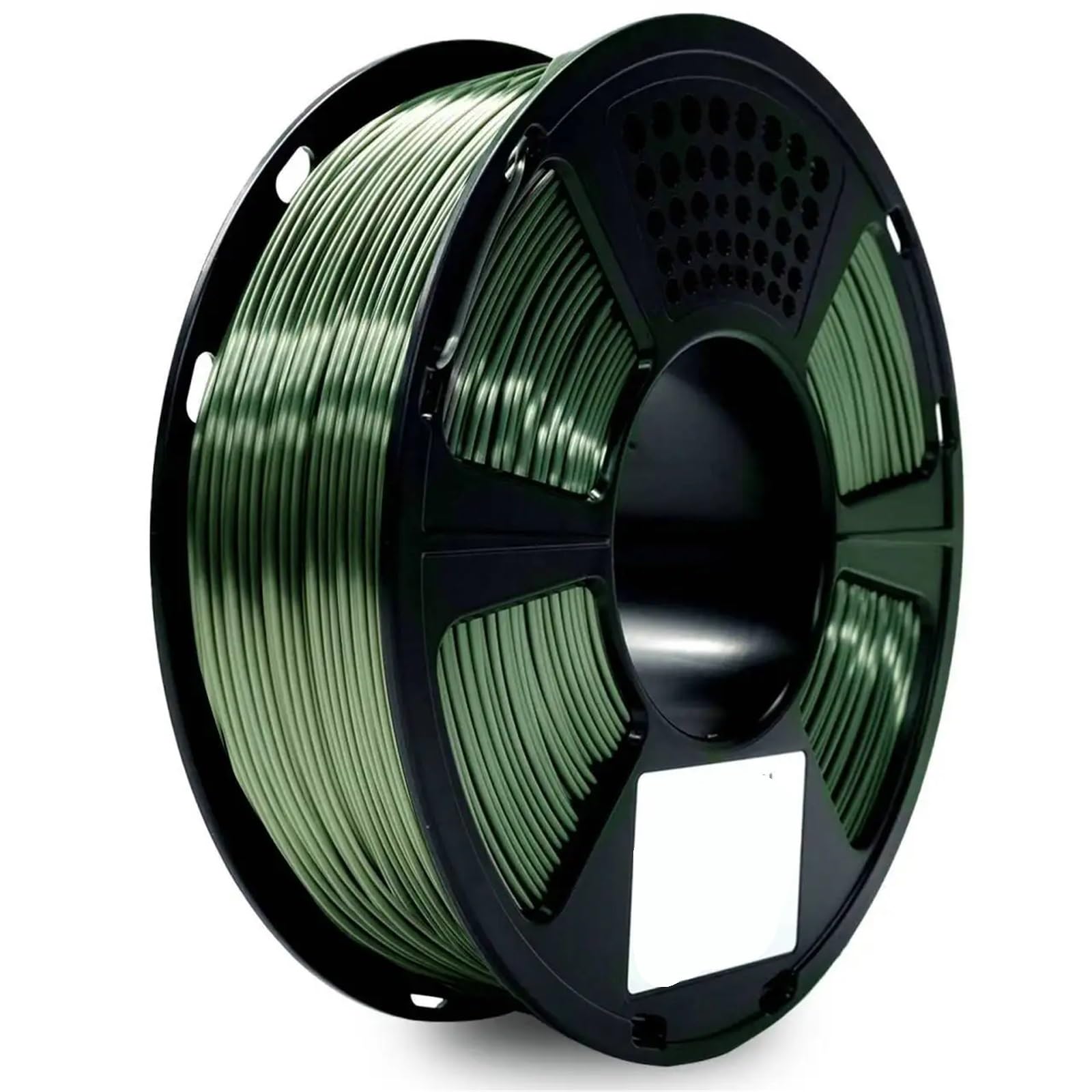 3D-Drucker Filament 1 kg,75 mm PLA/PETG/ABS+ 3D-Drucker-Filament. Eine Vielfalt(Silk Dark Green)