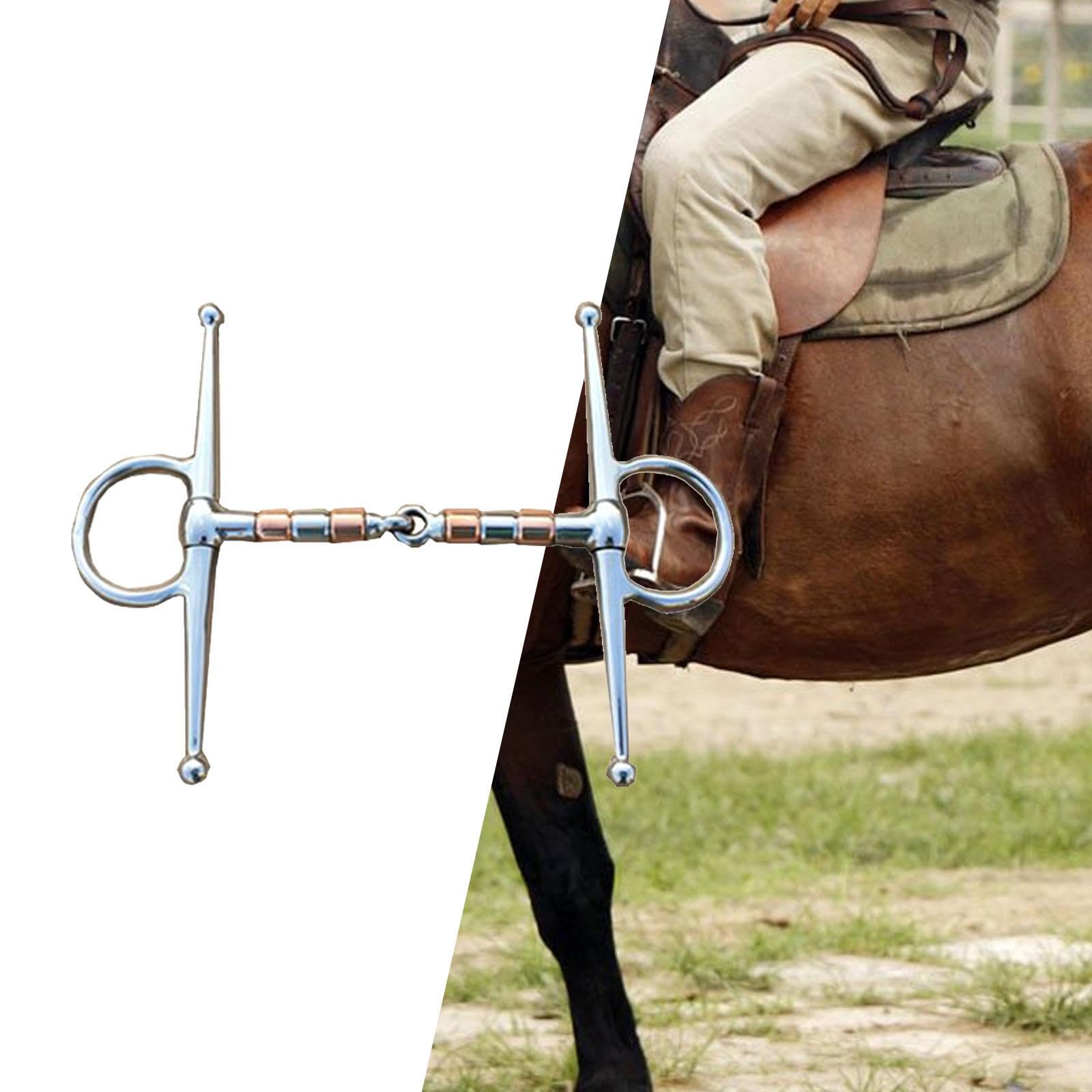 Fenteer Broca de Caballo, Broca de Brida, Anillos Sueltos de Rendimiento, Broca de Boca de Caballo, Broca de Filete
