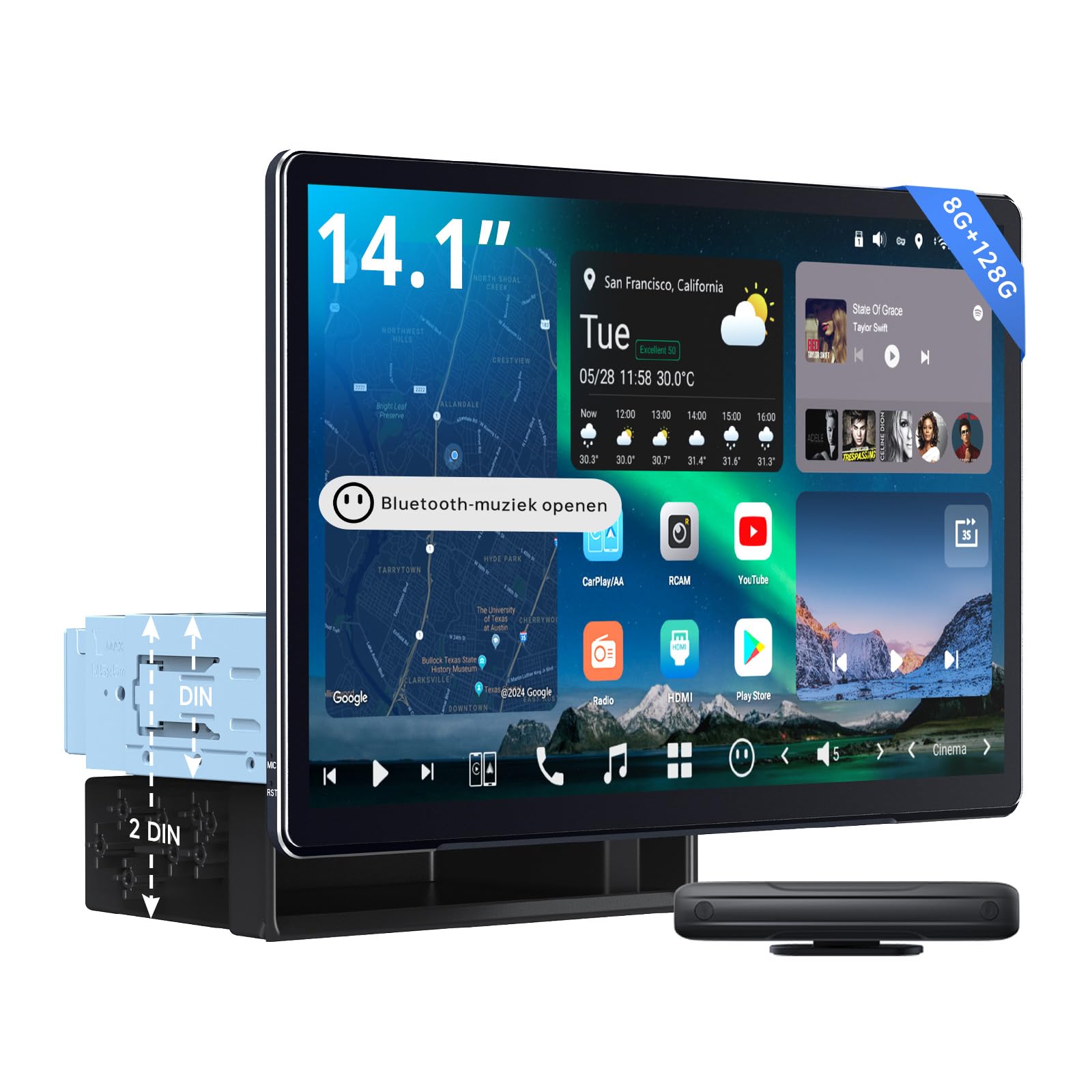 ATOTOZONE AI Androidカーナビ 7インチ　8GB+128GB ATOTOZONE ディスプレイオーディオ 7インチ Androidカーナビ 2DIN