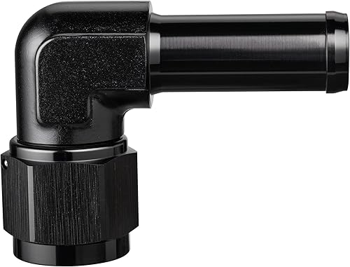 Vista 94 de EVIL ENERGY 8AN hembra a manguera de púas de 1/2 pulgada giratoria de 45 grados