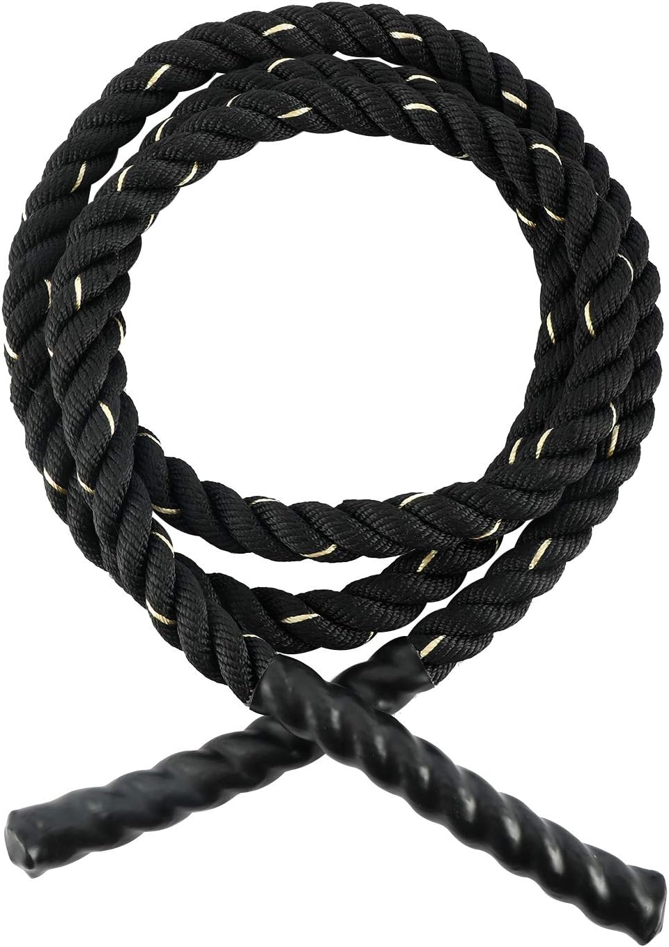 Heavy Jump Rope Skipping Rope Workout Battle Rope for Strength Training, Cardio Workout, Crossfit, Fitness Exercise Rope (1 in x 9.8 ft)