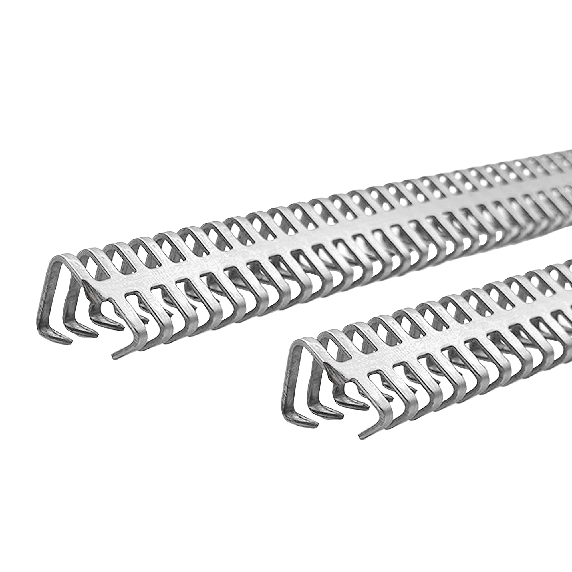 Cinta transportadora de 24 pulgadas, cierre de espiga de acero inoxidable con 5 pasadores de bisagra para grosor de correa de 3/32 a 9/64 pulgadas, 8,7 kN/M, alta resistencia a la tracción (10 piezas