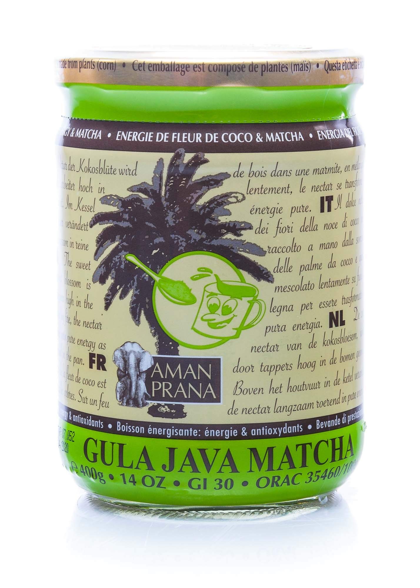 Aman Prana Bio Gula Java Matcha, 400 g