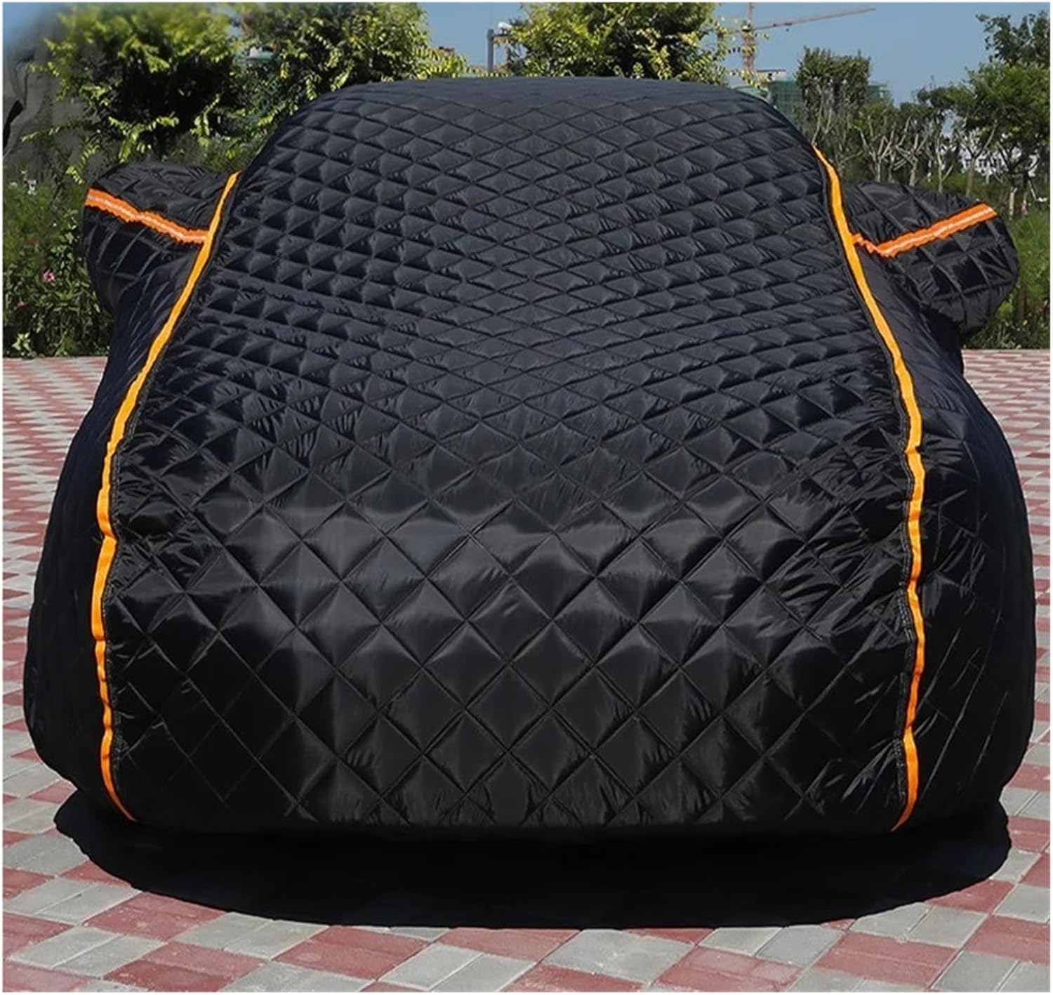 Hail Proof Car Cover Waterproof Exterior Auto Covers Outdoor Vehicles Sunshade Protect Awning Universal Windshield Body Awnings(Camouflage Color,L)