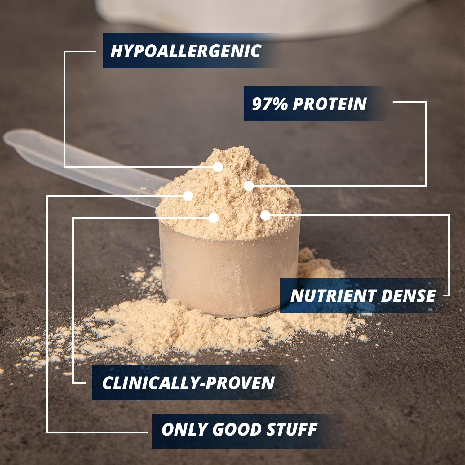 PURECLEANPROTEIN with Collagen Peptides, EEAs & BCAAs - Grass Fed HydroBEEF - Organic Bone Broth Protein for Healthy Muscles, Joints & Energy - Keto & Paleo Friendly - 500 Grams (Unflavored)