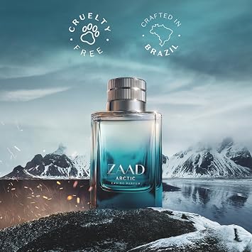 O BOTICARIO Zaad Arctic Eau de Parfum for Men, Invigorating Scent of the Arctic, 3.2 Ounce