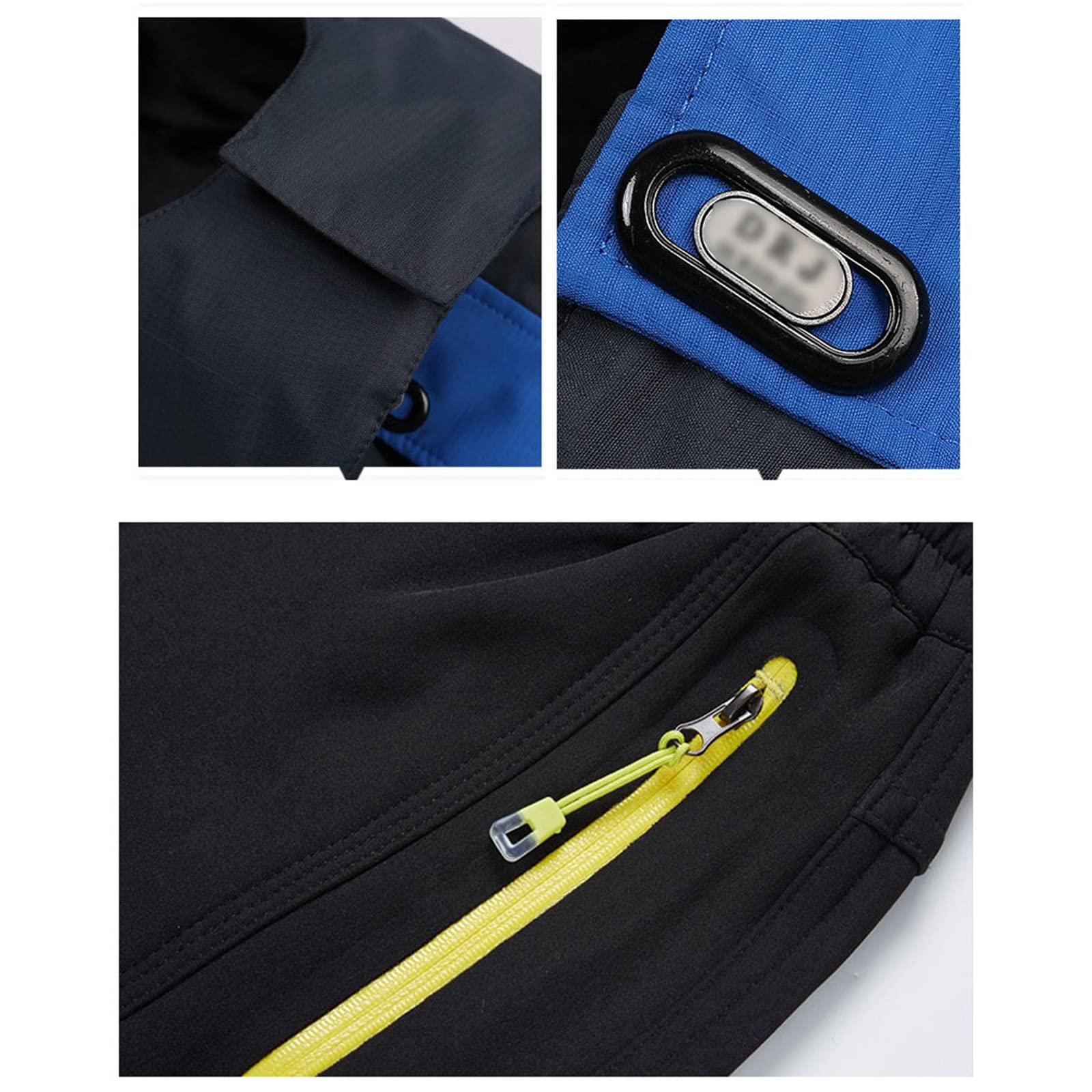 Yytcsjz Mens Ski Suits Two Piece, Giacca da snowboard impermeabile impermeabile invernale da uomo e pantaloni da sci, Abiti invernali caldi con cappuccio, per gli sport invernali di sci