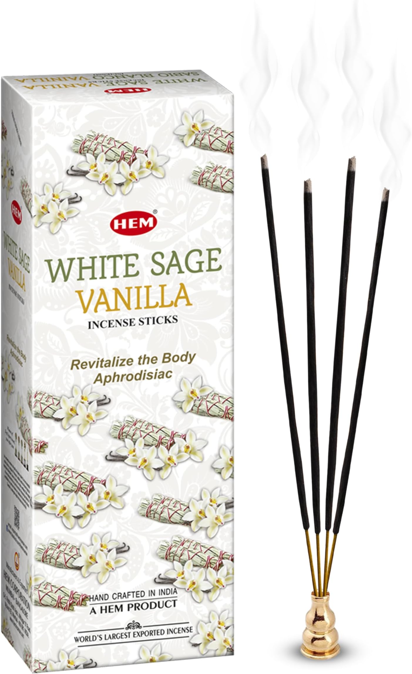White Sage Vanilla Incense Sticks