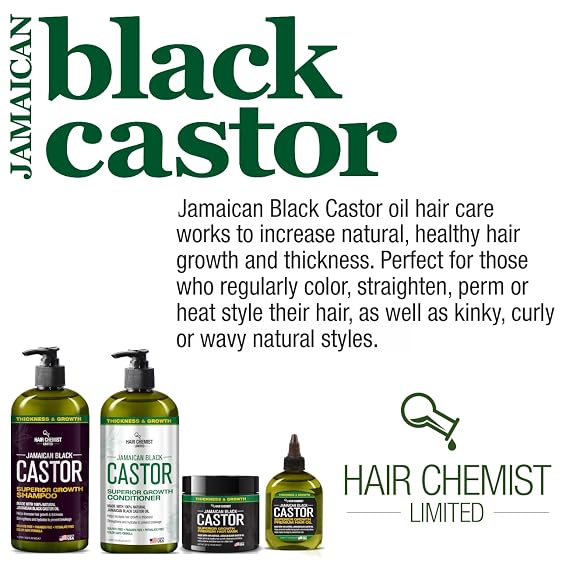 Hair Chemist Superior Growth Jamaican Black Castor Conditioner 33.8 oz. - Jamaican Black Castor Conditioner made with Natural Ingredients