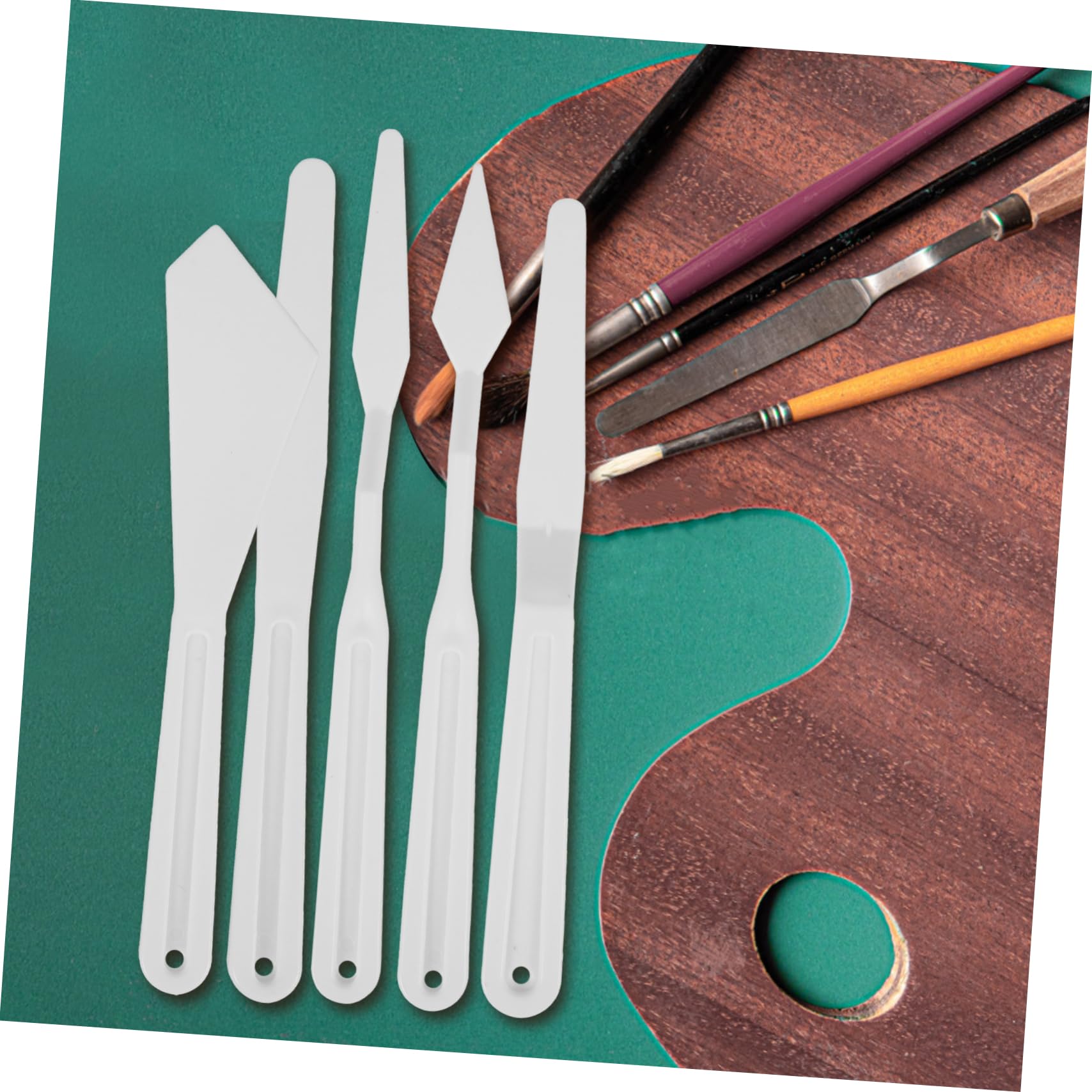 Stylos à Frotter Pour Pastels à L'huile - Lot Avec éponge Et Grattoir - Outils De Mélange Pour Artistes - Portable Et Durable