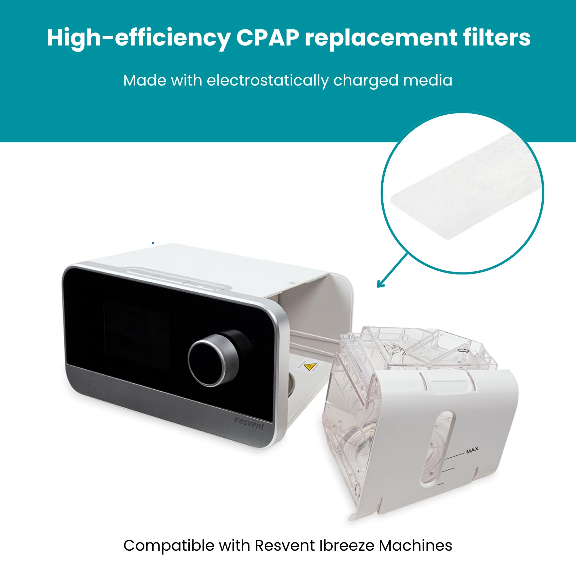 Snapklik.com : 52-Pack LifeSource Made In U.S.A. CPAP Filter ...