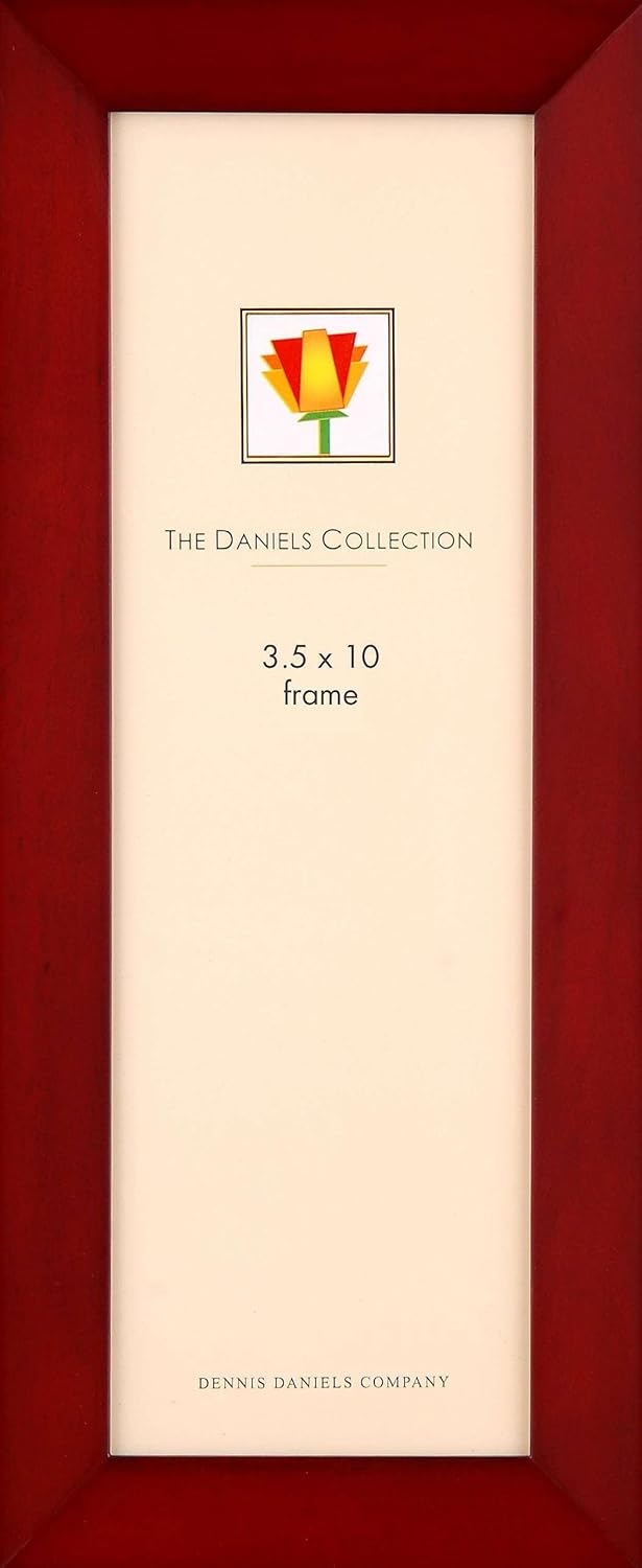 Classic Bevelled Style Dark Walnut Panoramic Frame by Dennis Daniels - 3.5x10
