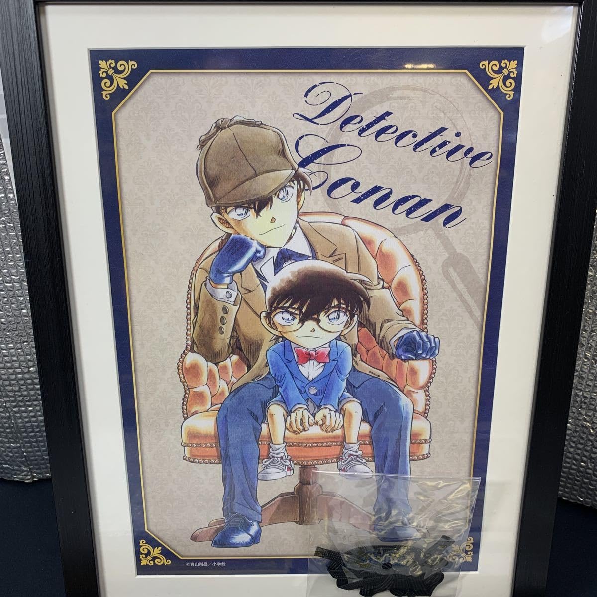 Amazon.co.jp: コナン 劇場版20周年額入りアート コナン&新一 額入り