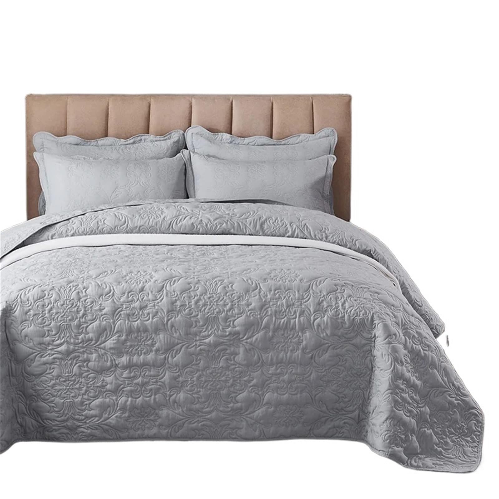 DAJGRHE Bedspread Quilted Bed Cover 220x240cm Coverlet King Size(Color 5,1pc 220x240cm)