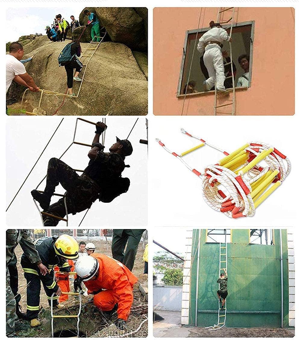 Escape Ladders 40-Piece Drill Rope Ladder, Emergency Ladder, Fire ...