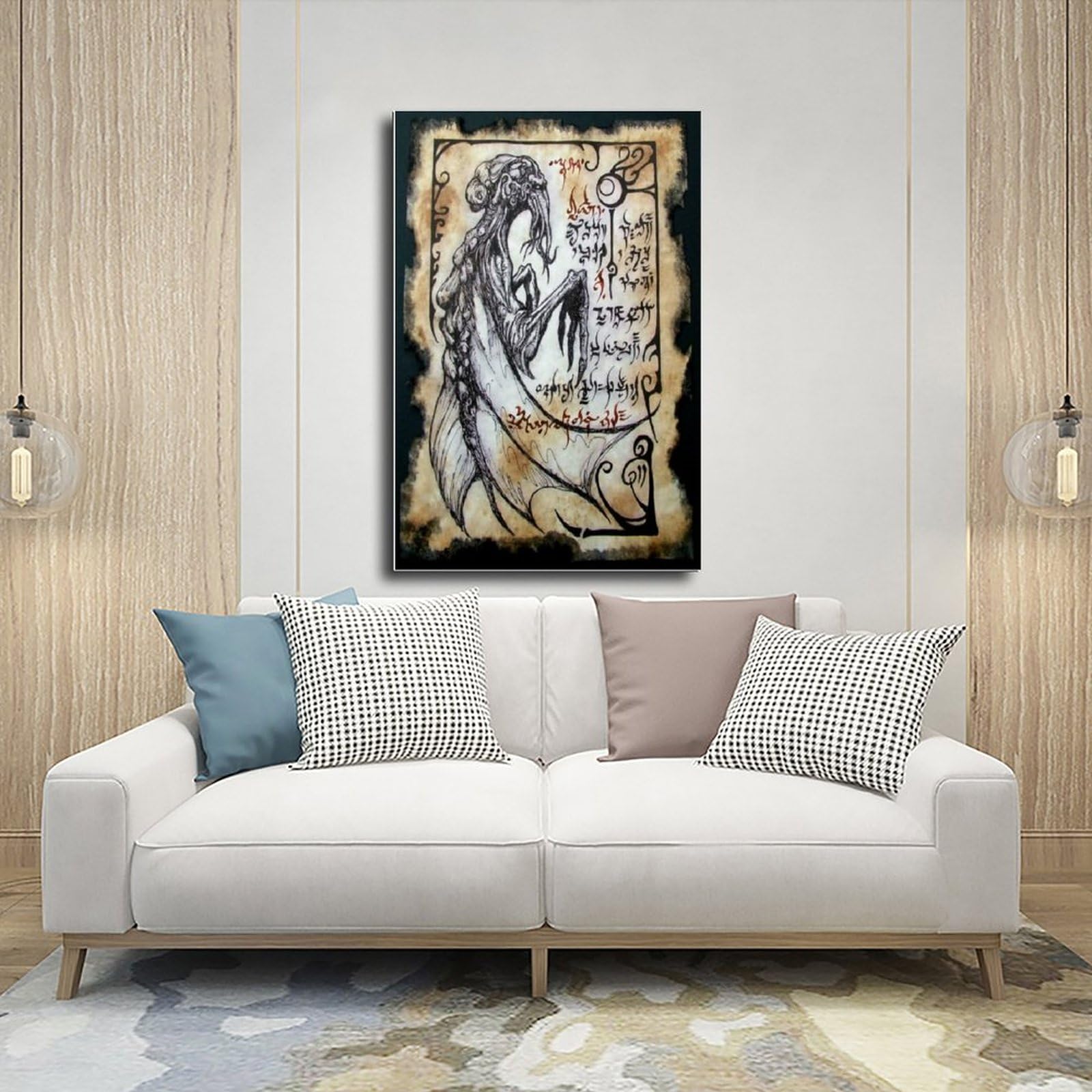 Affiche Déco Rétro 'Le Cerveau Qui Ne Mourrait Pas' – Idée Cadeau Murale Chambre