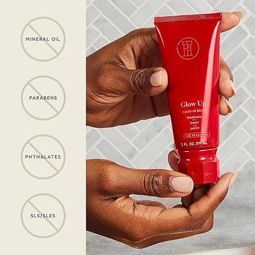 Miniatura 4 de TPH by Taraji Mezcla de aceite capilar para cabello y cuero cabelludo seco con aceite de aguacate, argán y jojoba, 2 onzas líquidas – Glow Up Scalp,