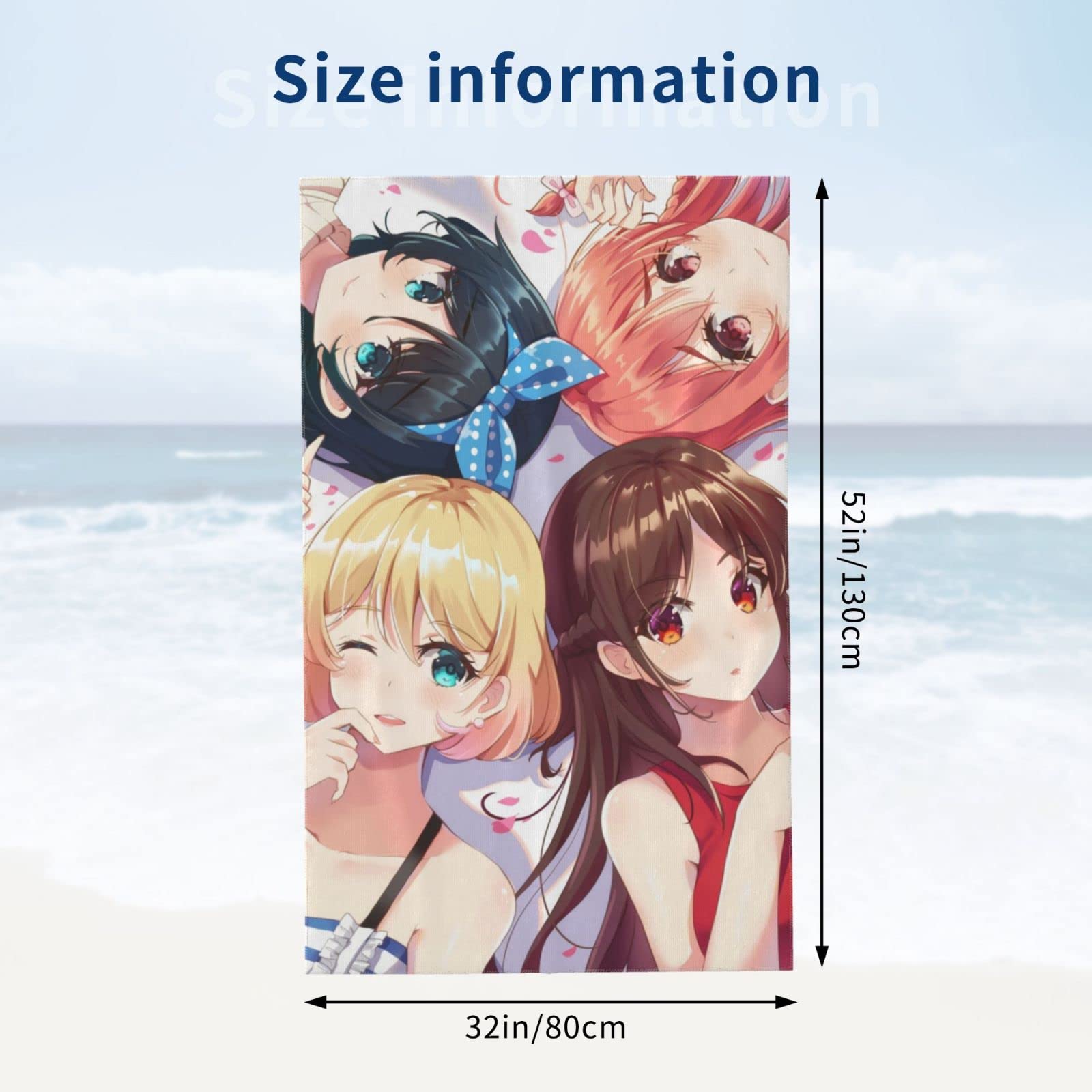 Amazon.co.jp: バスタオル 彼女、お借りします 桜沢墨 七海麻美 大判