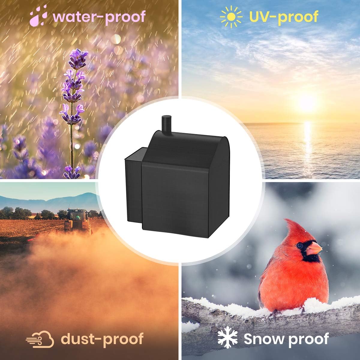 Stanbroil Grill Cover Replacement for Char-Griller 2121, 2828, 2727 and 2929 Grills, 43-Inch Waterproof and UV Resistant