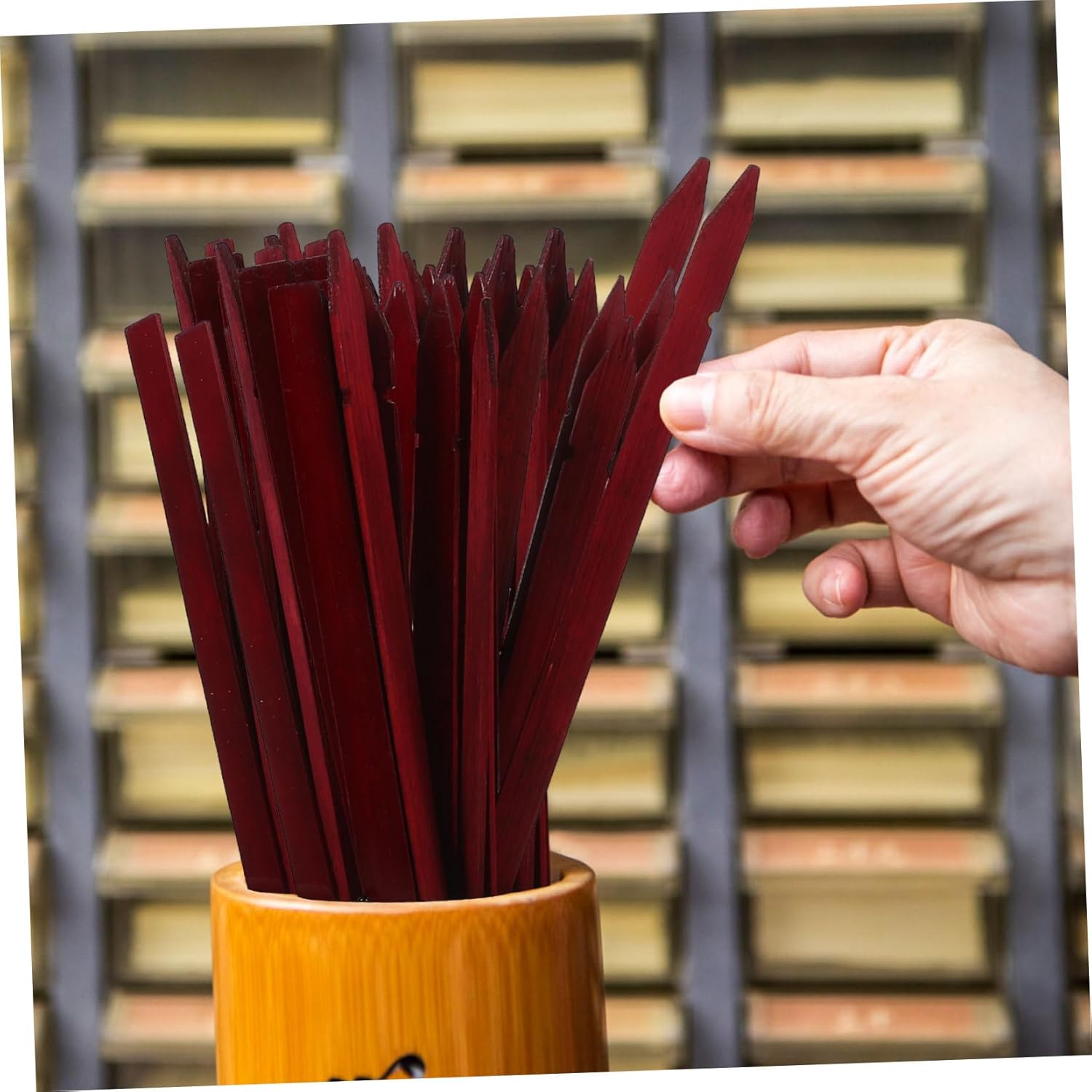 100pcs Blank Divination Sticks Chinese Fortune Telling Sticks Bamboo Divination Prop Vintage