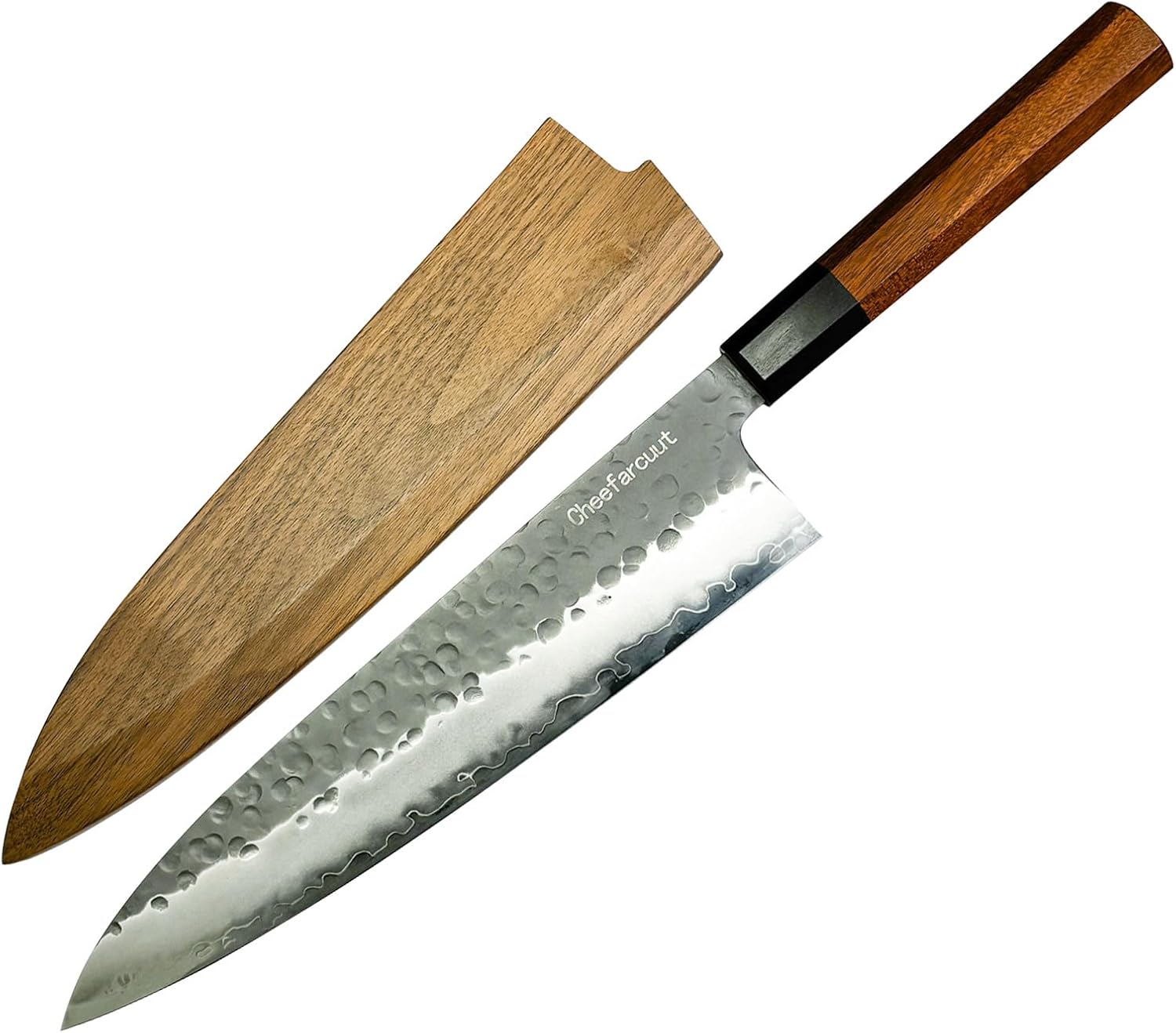che'f knife 9.45inch(240mm) kitchen knife with sheath cooking knife high carbon stainless steel sharp knife Japanese kitchen meat knife gyuto knife blade length 240mm