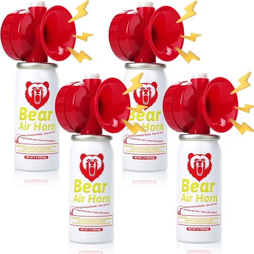 1.4oz Bear Horn for Self Defense, 123dB Loud Mini Air