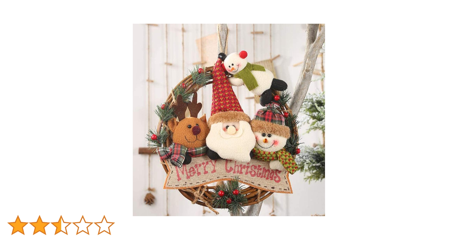 Amazon.co.jp: クリスマスリース クリスマス飾り クリスマス花輪