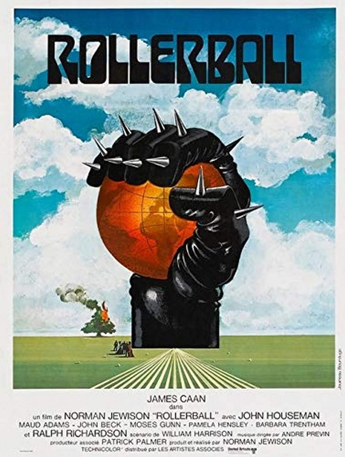 Amazon.com: Posterazzi Rollerball French 1975 Movie Masterprint