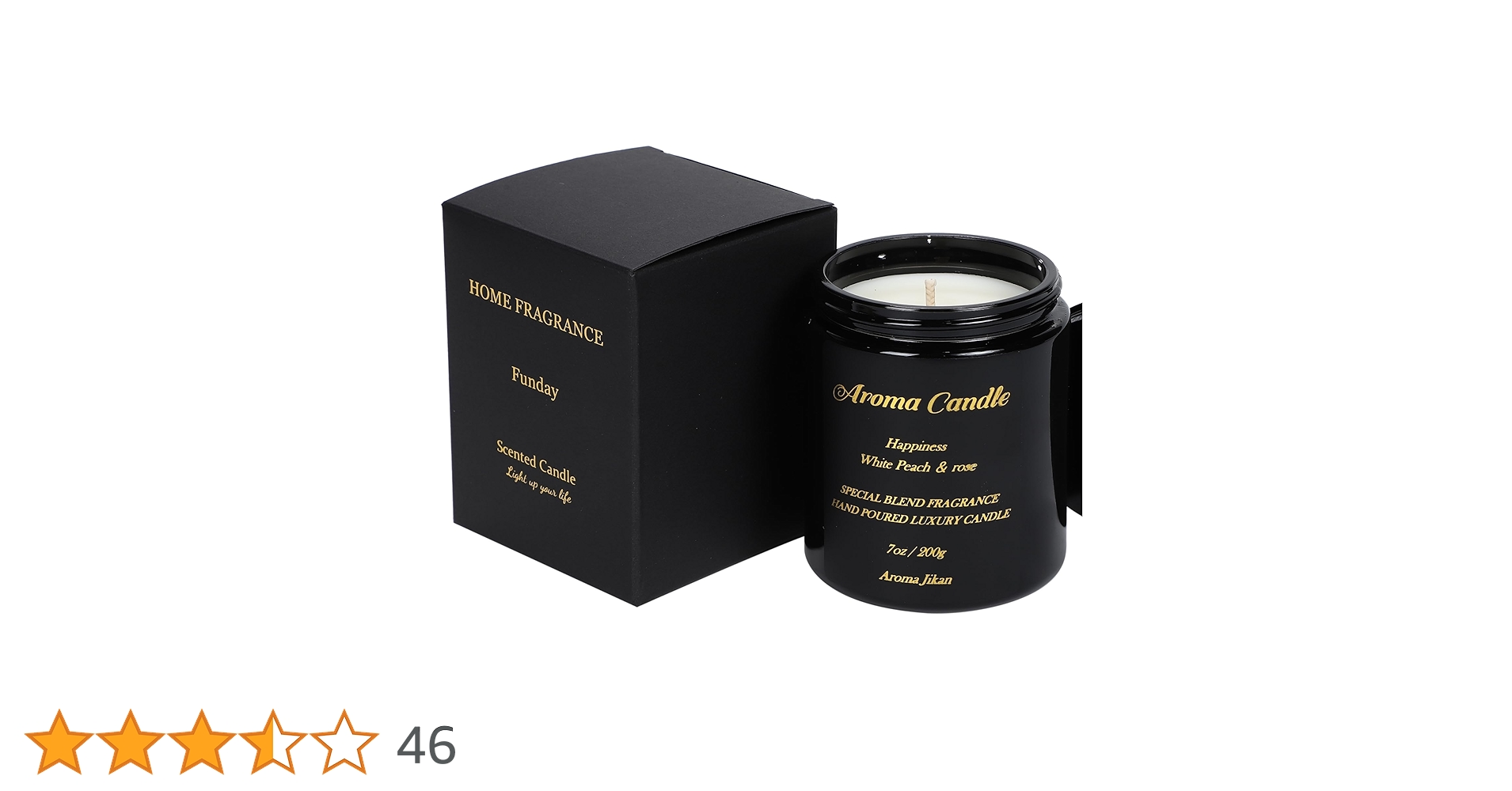 Amazon.co.jp: 【雑誌掲載】 Aroma Jikan アロマキャンドル ハピネス