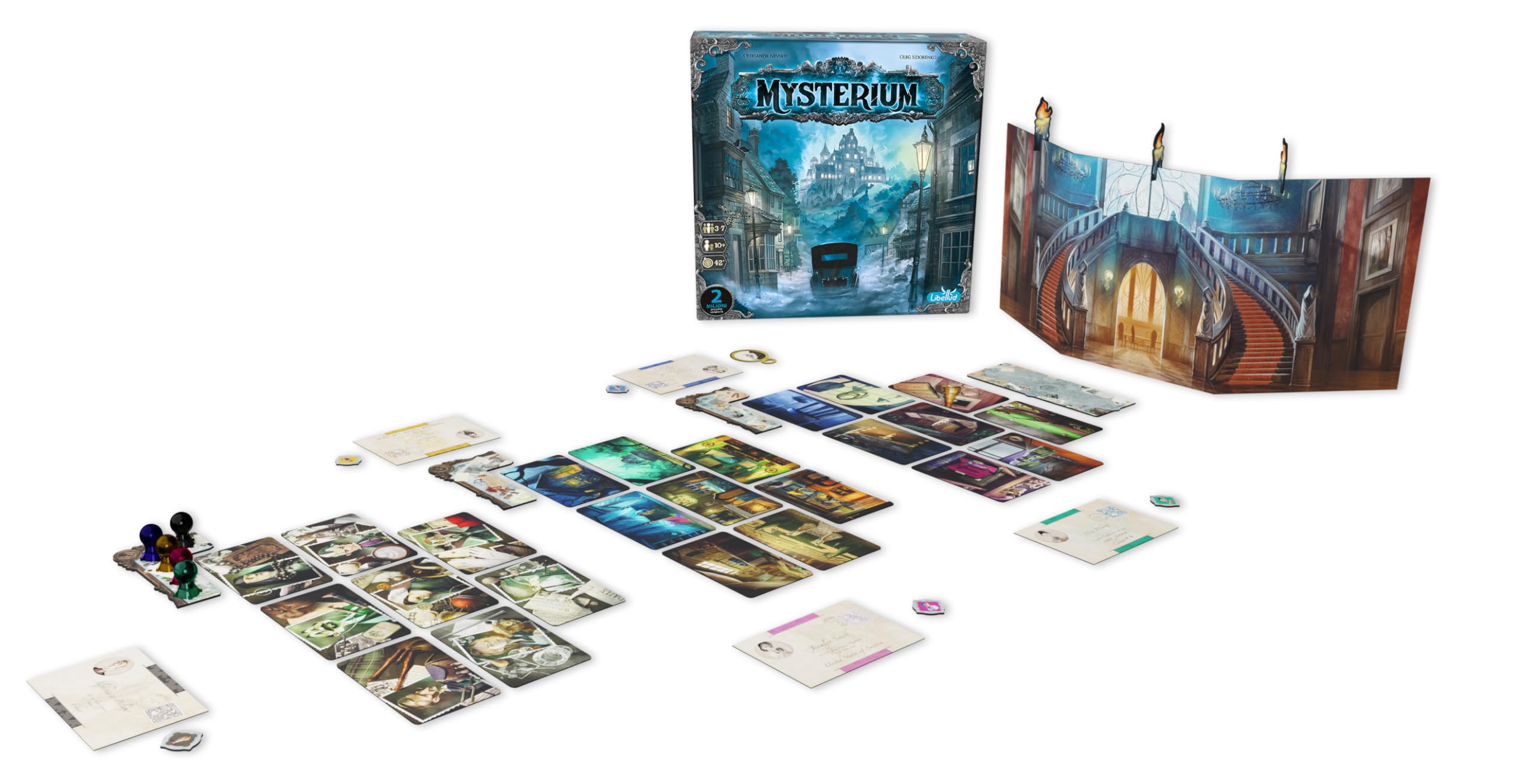 Asmodee, Mysterium, Gioco da Tavolo dai Creatori di Dixit, 2-7 Giocatori, 10+ Anni, Edizione in Italiano