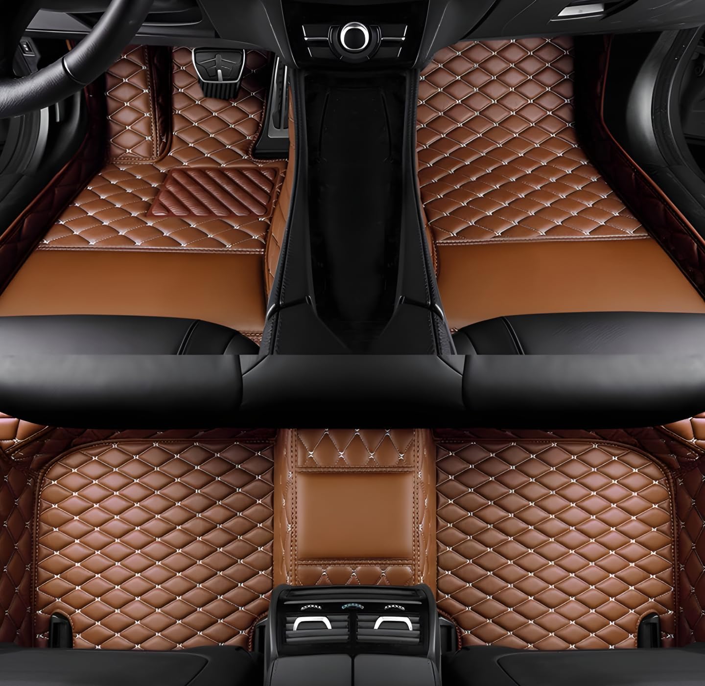 Custom car Floor Mats Compatible with Audi BMW Mercedes-Benz Toyota Lexus Honda Infiniti Nissan Hyundai Kia All Models CarsTrucks & SUVs Automotive