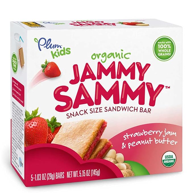 Plum Organics Kids Organic Jammy Sammy Snack Size Sandwich