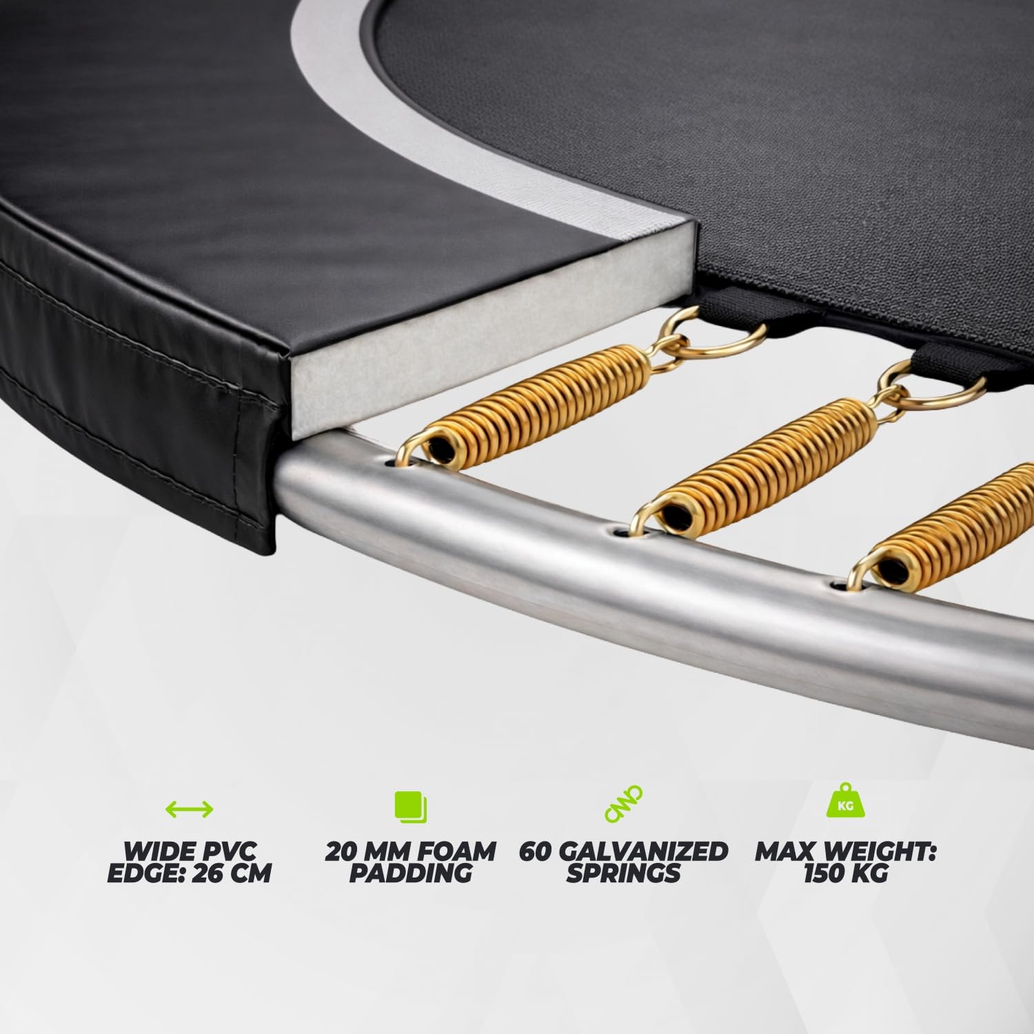 VirtuFit Trampolín con Red de Seguridad
