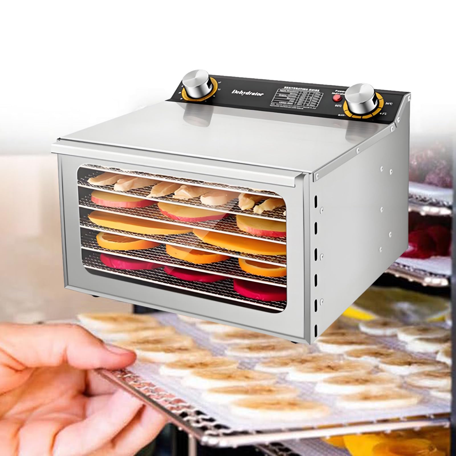 Wianqian Multicolor Food Dehydrator Machine, Food Dryer Machine And Dehydrator 6Layer